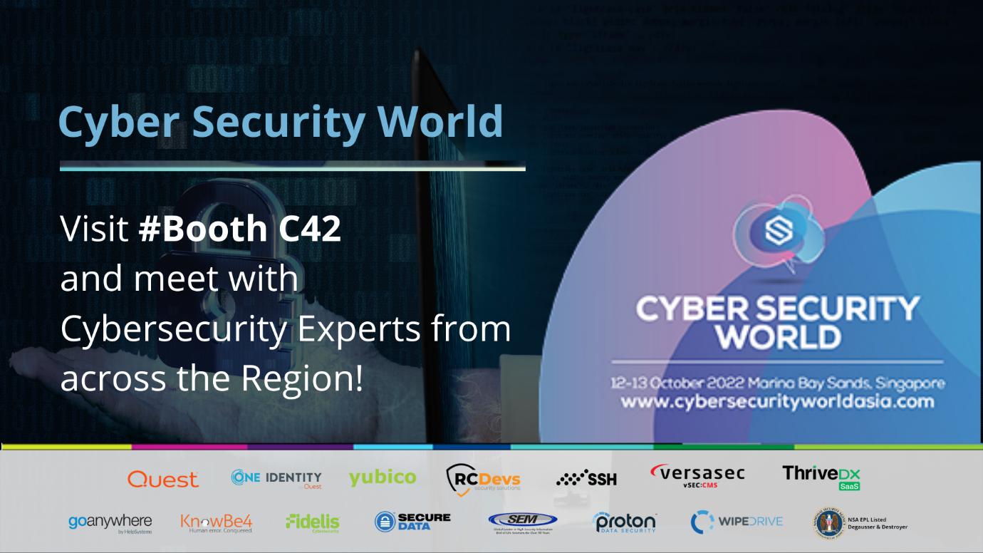 Cyber Security World Asia In Singapore | DT Asia