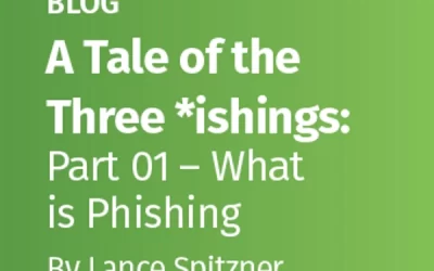 A Tale of the Three *ishings: Part 1 – What is Phishing?