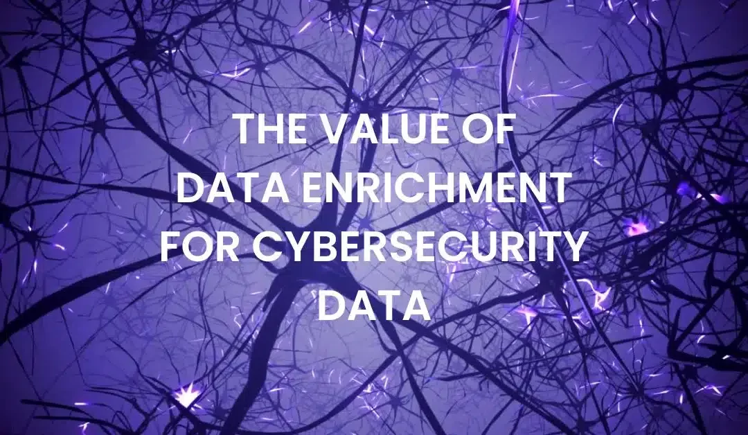The Value of Data Enrichment in Cybersecurity Data